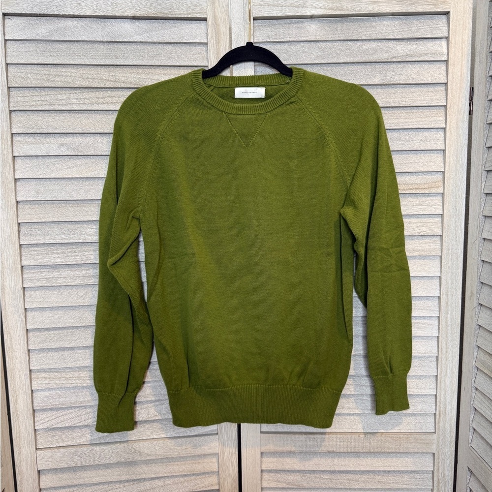 Made for Italic Women’s Crew Neck Cotton Sweater Size XS - Picture 3 of 7
